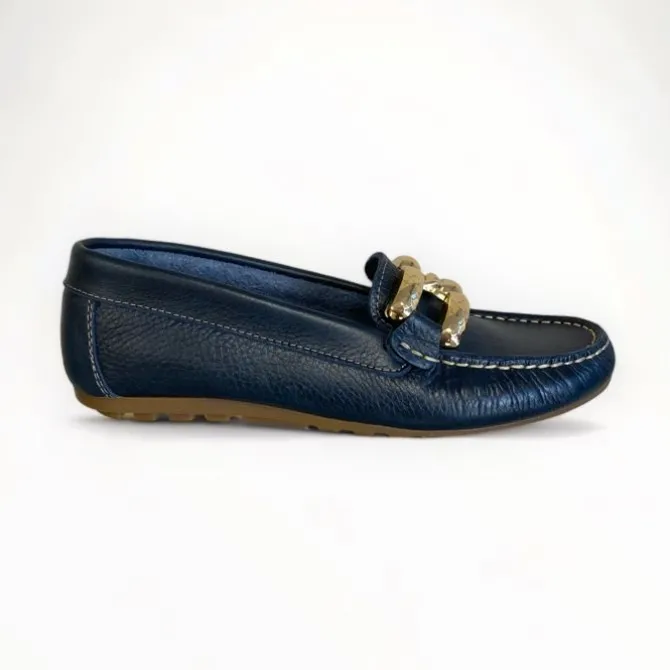Dchicas Kiowa Navy Mocassin
