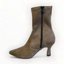 Dchicas Taupe Stretch Sock Boot