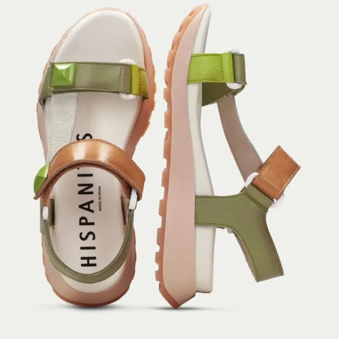 Hispanitas Maui Green Sandals