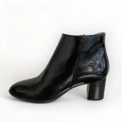 Hispanitas Selena Black Patent Ankle Boot