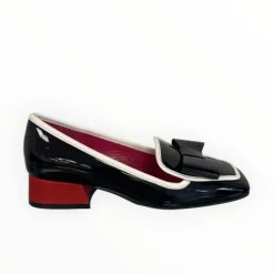 Le Babe Black Patent Loafer