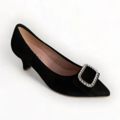 Le Babe Black Suede Shoe