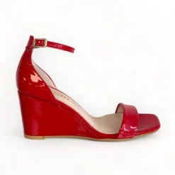 Lodi Lismer Red Wedge Sandal
