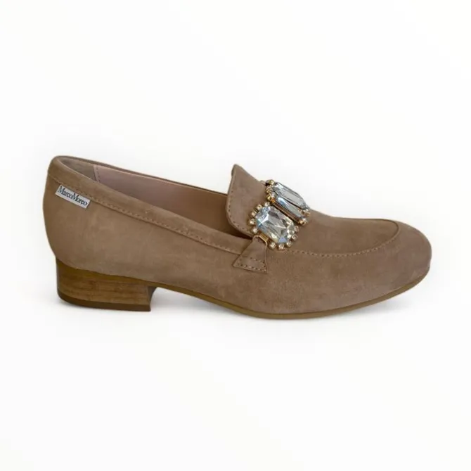 Marco Moreo Almond Suede Loafer