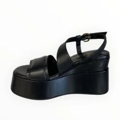 Marco Moreo Black Platform Sandal
