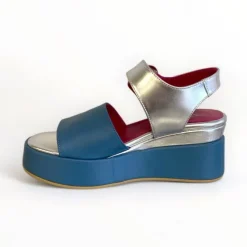 Marco Moreo Blue & Silver Sandal