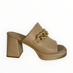 Marco Moreo Camel Leather Mule
