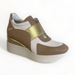 Marco Moreo Gianni Beige Wedge Shoe