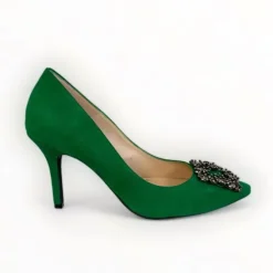 Marian Green Suede Shoe