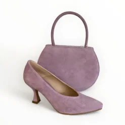 Marian Lilac Suede Shoe
