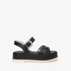 Nerogiardini Black Flatform Sandal