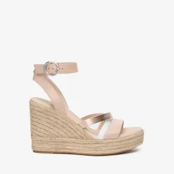 Nerogiardini Nude Espadrille Sandal