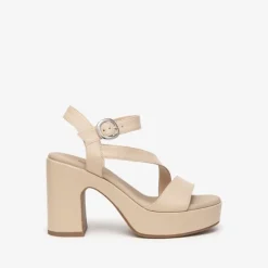 Nerogiardini Nude Platform Sandal