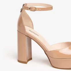 Nerogiardini Nude Platform Shoes