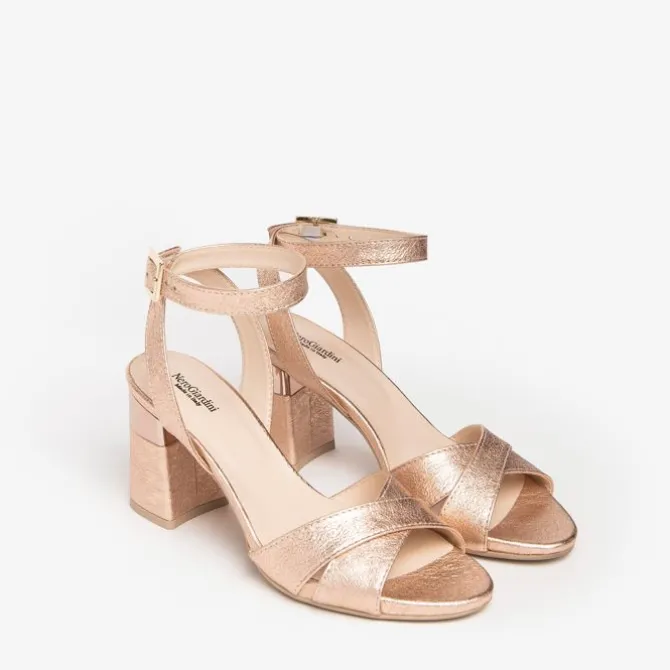 Nerogiardini Rose Gold Sandal