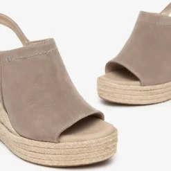 Nerogiardini Taupe Espadrille Sandal