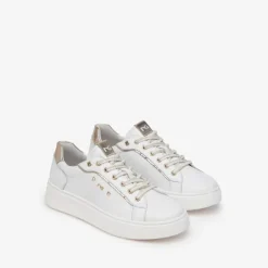 Nerogiardini White Leather Trainer