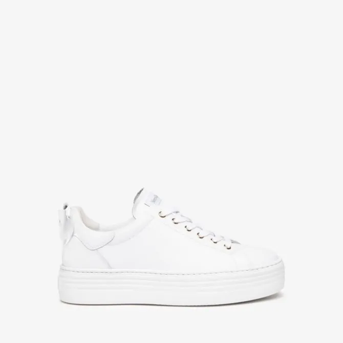 Nerogiardini White Trainers With Bow