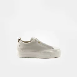 Paul Green Beige Leather Trainer