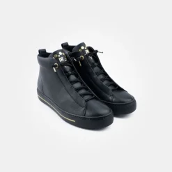 Paul Green Black Hi Top