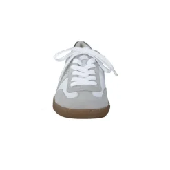 Paul Green Pearl White & Grey Retro Trainer