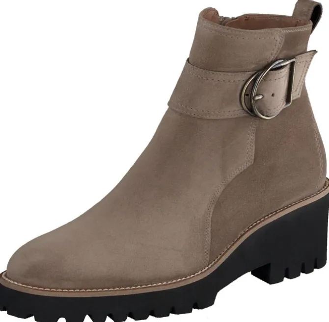Paul Green Soft Suede Antelope Wedge Boot