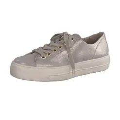 Paul Green Taupe Metallic Trainer