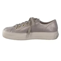 Paul Green Taupe Metallic Trainer
