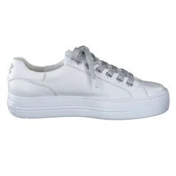 Paul Green White & Silver Trainers