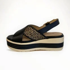 Regarde Le Ciel Sheyla Raffia Black