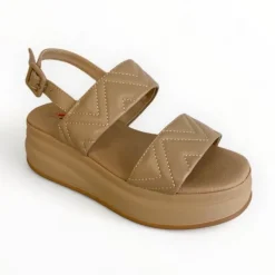 Repo Beige Wedge Sandal