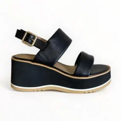 Repo Black Wedge Platform Sandal