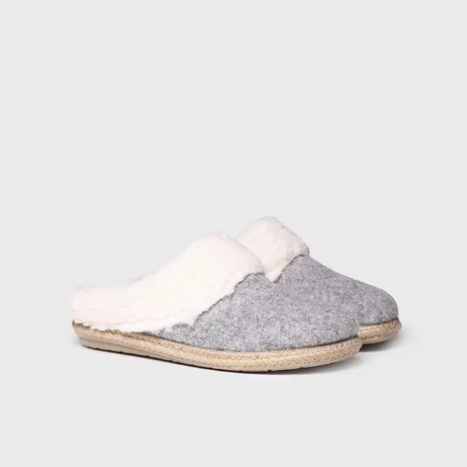 Toni Pons Deli-Bf Grey Slippers
