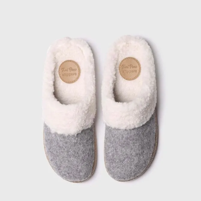 Toni Pons Deli-Bf Grey Slippers