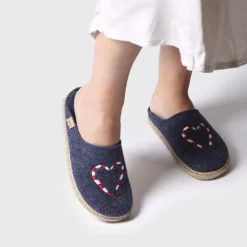 Toni Pons Miri-Nd Navy Felt Slippers
